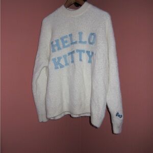 Soft & Fuzzy Hello Kitty Sweater with Blue Accents